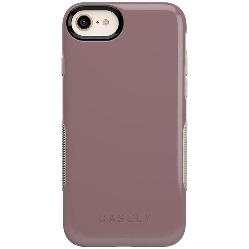 Purple Taupe on Nude | Ultra-Protective Bold Case iPhone Case get.casely Bold iPhone 6/7/8 