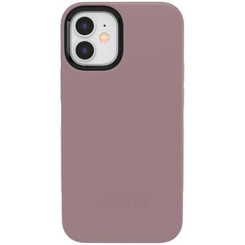 Purple Taupe on Nude | Ultra-Protective Bold Case iPhone Case get.casely Bold iPhone 12 Mini 