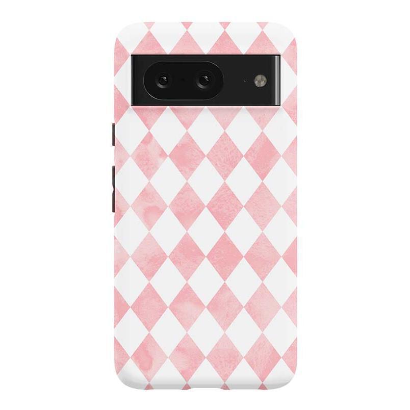 Queen of Diamonds | Pink Watercolor Case Phone Case Casetry Essential Google Pixel 8