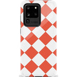 Red Checkerboard | High Contrast Design Case Phone Case Casetry Essential Galaxy S20 Ultra