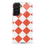 Red Checkerboard | High Contrast Design Case Phone Case Casetry Essential Galaxy S21