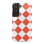 Red Checkerboard | High Contrast Design Case Phone Case Casetry Essential Galaxy S22