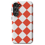 Red Checkerboard | High Contrast Design Case Phone Case Casetry Essential Galaxy S24 Plus