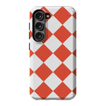 Red Checkerboard | High Contrast Design Case Phone Case Casetry Essential Galaxy S24