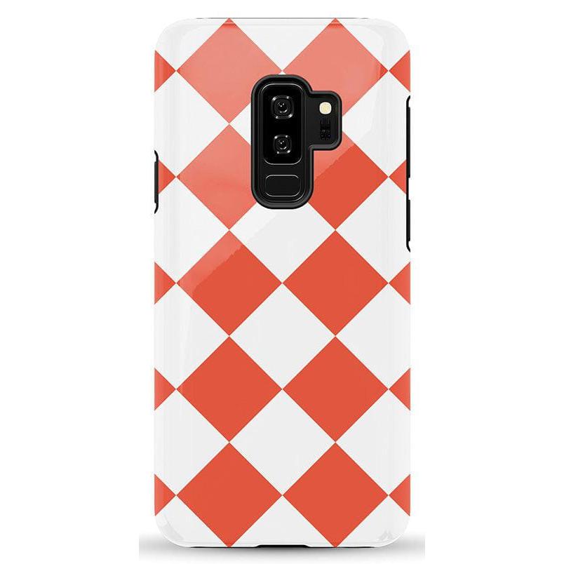Red Checkerboard | High Contrast Design Case Phone Case Casetry Essential Galaxy S9 Plus