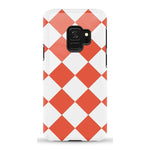 Red Checkerboard | High Contrast Design Case Phone Case Casetry Essential Galaxy S9