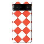 Red Checkerboard | High Contrast Design Case Phone Case Casetry Essential Google Pixel 6