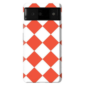 Red Checkerboard | High Contrast Design Case Phone Case Casetry Essential Google Pixel 6
