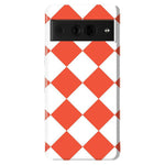 Red Checkerboard | High Contrast Design Case Phone Case Casetry Essential Google Pixel 7 Pro