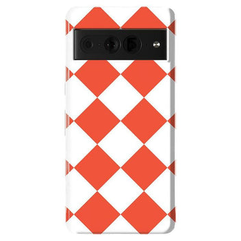 Red Checkerboard | High Contrast Design Case Phone Case Casetry Essential Google Pixel 7 Pro