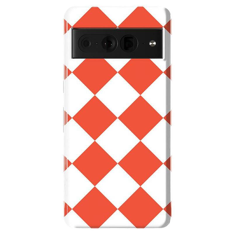 Red Checkerboard | High Contrast Design Case Phone Case Casetry Essential Google Pixel 7 Pro