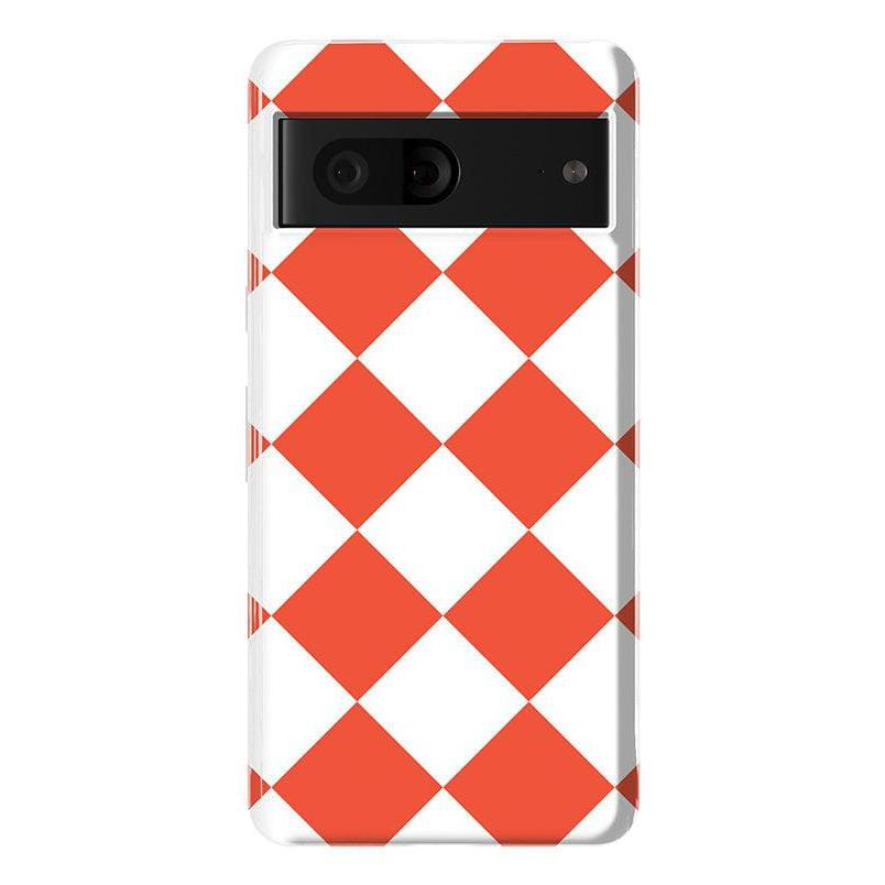 Red Checkerboard | High Contrast Design Case Phone Case Casetry Essential Google Pixel 7