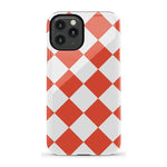 Red Checkerboard | High Contrast Design Case Phone Case Casetry Essential iPhone 11 Pro