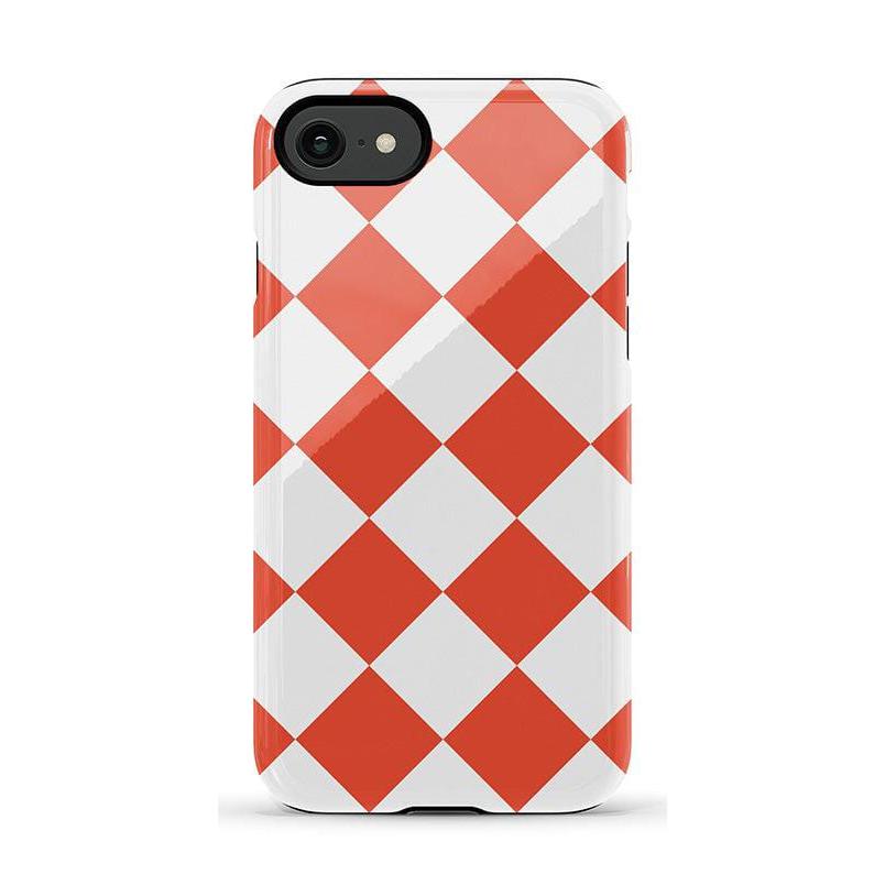 Red Checkerboard | High Contrast Design Case Phone Case Casetry Essential iPhone SE (2020 & 2022)