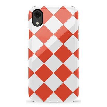 Red Checkerboard | High Contrast Design Case Phone Case Casetry Essential iPhone XR 