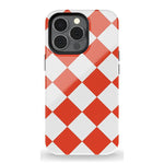 Red Checkerboard | High Contrast Design Case Phone Case Casetry Essential + MagSafe® iPhone 13 Pro