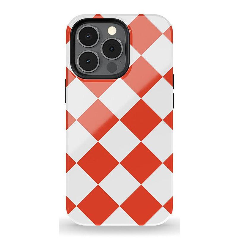 Red Checkerboard | High Contrast Design Case Phone Case Casetry Essential + MagSafe® iPhone 13 Pro