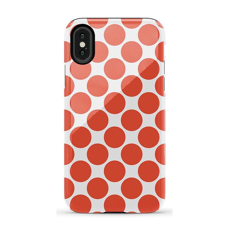 Red Dots | High Contrast Design Case Phone Case Casetry Essential iPhone X / XS 