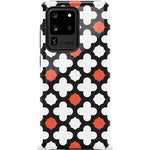 Red Lattice Tile | High Contrast Design Case Phone Case Casetry Essential Galaxy S20 Ultra