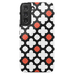 Red Lattice Tile | High Contrast Design Case Phone Case Casetry Essential Galaxy S22 Plus