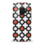Red Lattice Tile | High Contrast Design Case Phone Case Casetry Essential Galaxy S9
