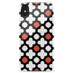 Red Lattice Tile | High Contrast Design Case Phone Case Casetry Essential iPhone XS Max 