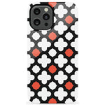 Red Lattice Tile | High Contrast Design Case Phone Case Casetry Essential iPhone 12 Pro Max