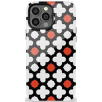 Red Lattice Tile | High Contrast Design Case Phone Case Casetry Essential + MagSafe® iPhone 13 Pro Max