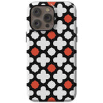 Red Lattice Tile | High Contrast Design Case Phone Case Casetry Essential + MagSafe® iPhone 14 Pro Max