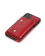 Red Vegan Leather | Wallet Case iPhone Case get.casely 