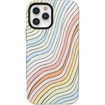 Ride The Wave | Pastel Rainbow Lined Case iPhone Case get.casely Bold iPhone 12 Pro Max
