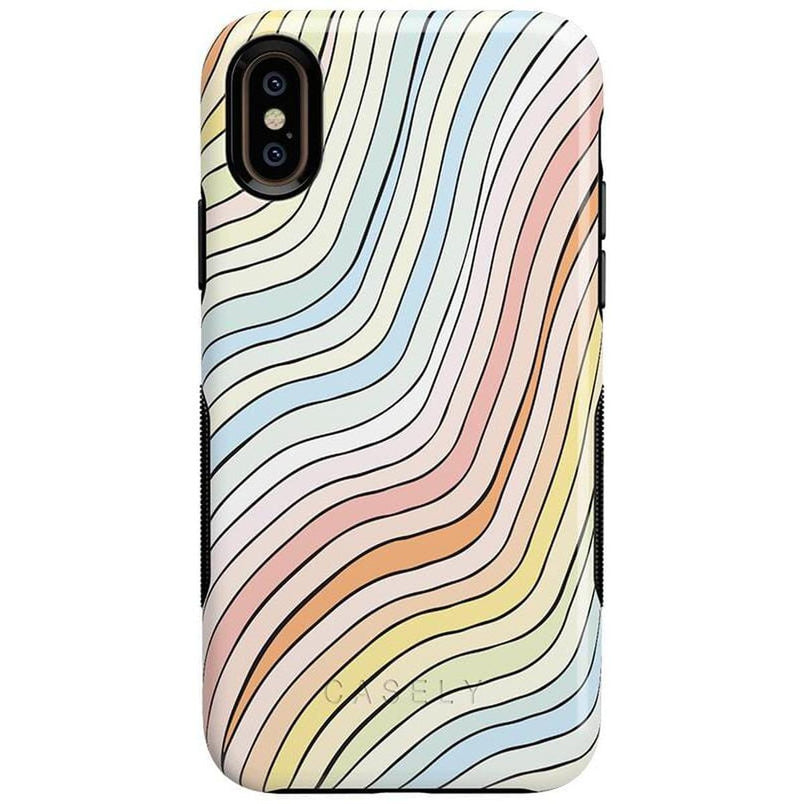 Ride The Wave | Pastel Rainbow Lined Case
