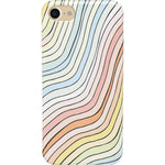 Ride The Wave | Pastel Rainbow Lined Case iPhone Case get.casely Classic iPhone SE (2020 & 2022)