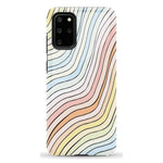 Ride The Wave | Pastel Rainbow Lined Samsung Case Samsung Case Casetry Galaxy S20 Plus