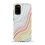 Ride The Wave | Pastel Rainbow Lined Samsung Case Samsung Case Casetry Galaxy S20