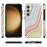 Ride The Wave | Pastel Rainbow Lined Samsung Case Samsung Case Casetry