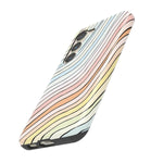Ride The Wave | Pastel Rainbow Lined Samsung Case Samsung Case Casetry