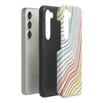 Ride The Wave | Pastel Rainbow Lined Samsung Case Samsung Case Casetry