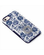 Rose to Fame | Blue & White Rose Phone Ring Phone Ring get.casely 