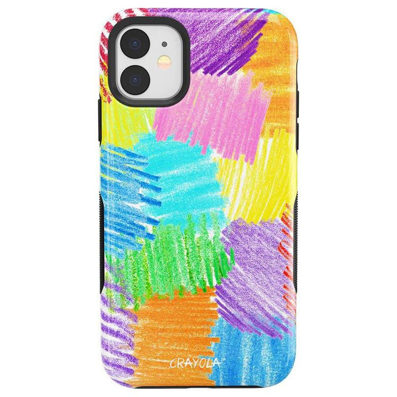 Scribble Me That | Crayola Rainbow Pencil Case iPhone Case Crayola Bold iPhone 11 