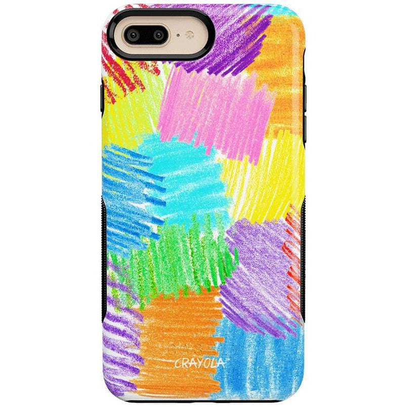 Scribble Me That | Crayola Rainbow Pencil Case iPhone Case Crayola Bold iPhone 6/7/8 Plus 