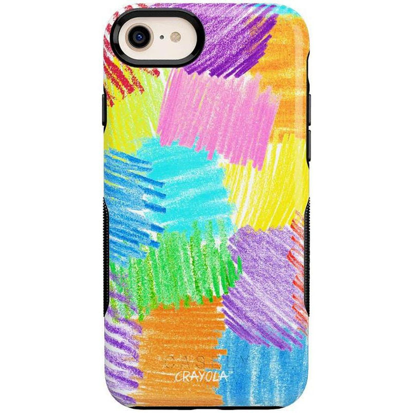 Scribble Me That | Crayola Rainbow Pencil Case iPhone Case Crayola Bold iPhone SE (2020 & 2022) 