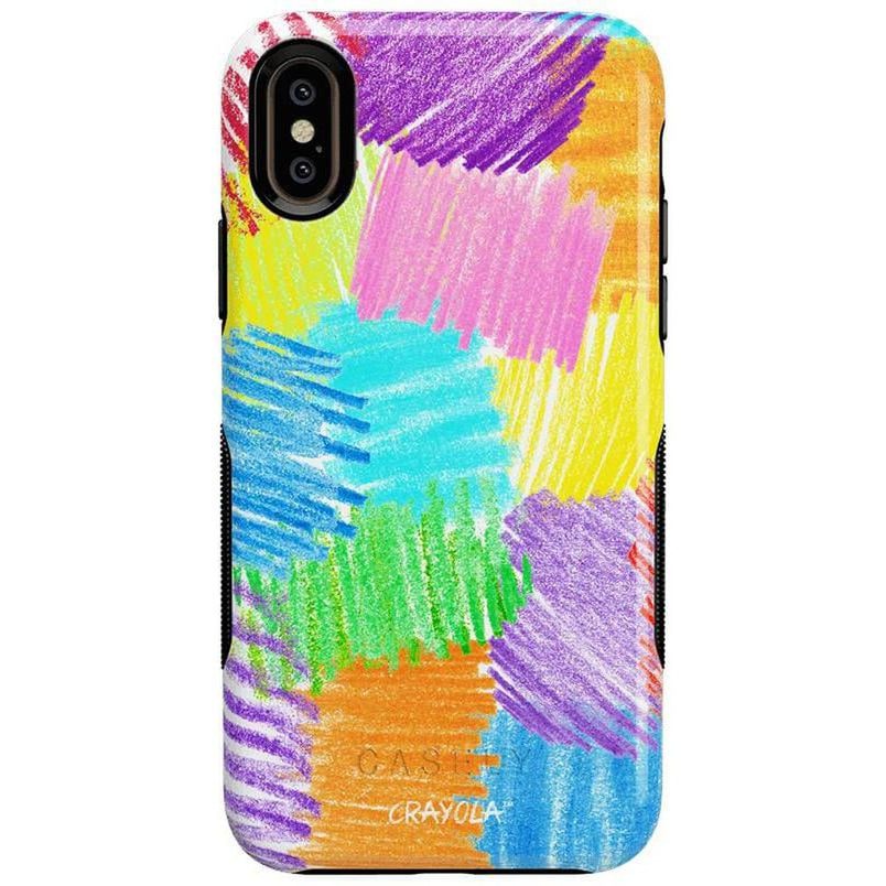 Scribble Me That | Crayola Rainbow Pencil Case iPhone Case Crayola Bold iPhone XS Max 