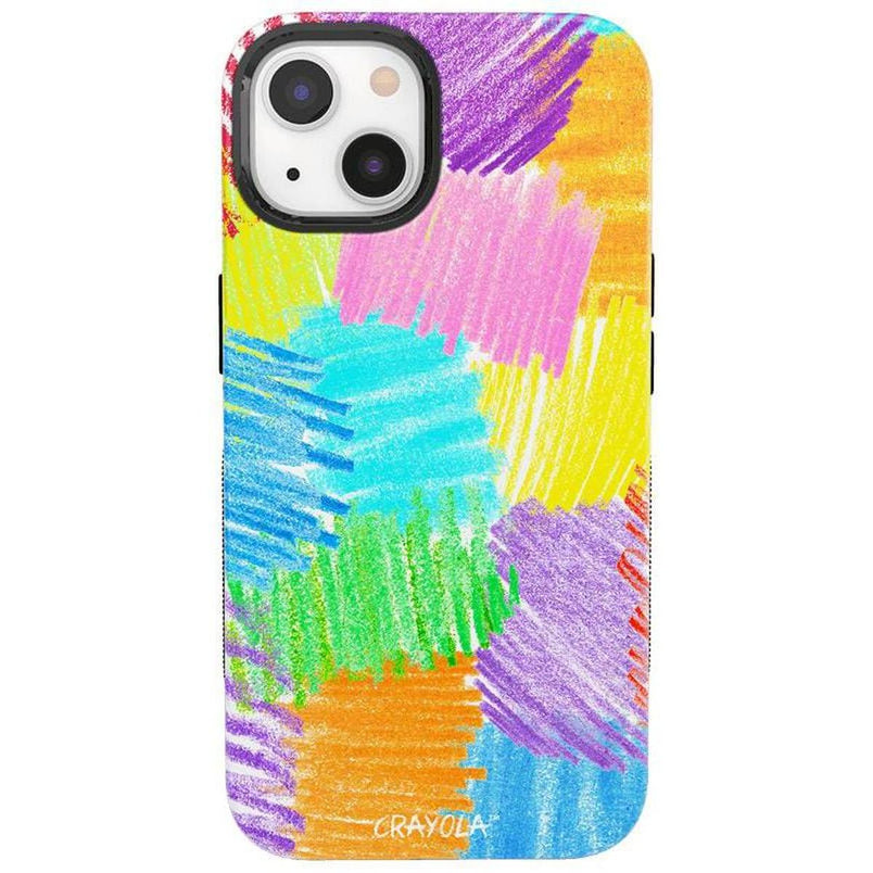 Scribble Me That | Crayola Rainbow Pencil Case iPhone Case Crayola Bold + MagSafe® iPhone 13 