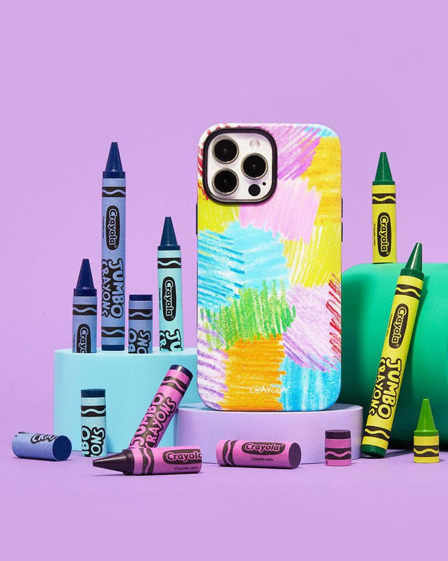 Scribble Me That | Crayola Rainbow Pencil Case iPhone Case Crayola 