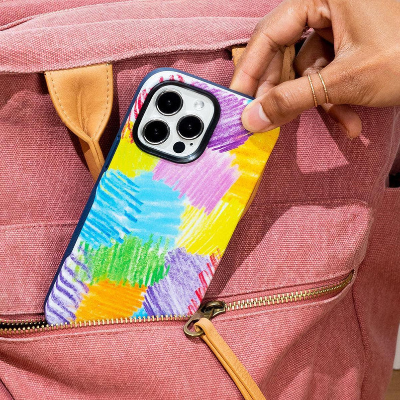 Scribble Me That | Crayola Rainbow Pencil Case iPhone Case Crayola 