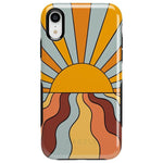 Shine On | Retro Sunset Case iPhone Case get.casely Bold iPhone XR 