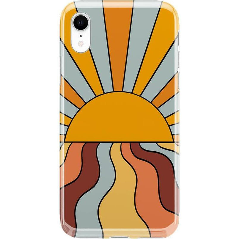 Shine On | Retro Sunset Case iPhone Case get.casely Classic iPhone XR 