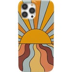 Shine On | Retro Sunset Case iPhone Case get.casely Classic + MagSafe® iPhone 13 Pro Max 