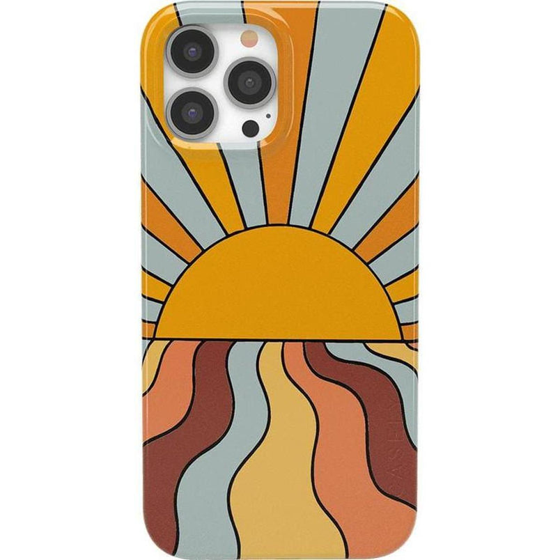 Shine On | Retro Sunset Case iPhone Case get.casely Classic + MagSafe® iPhone 13 Pro Max 